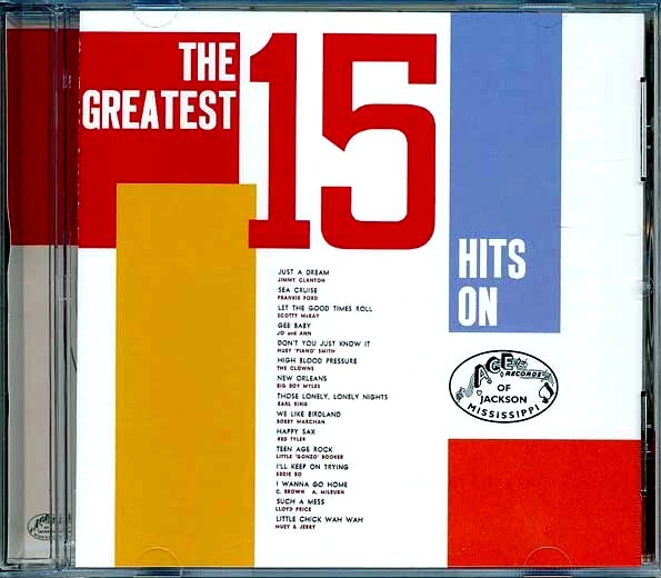 CD Эрла Кинга, Хьюи Пиано Смита, Эдди Бо и Др. - 15 лучших хитов на Ace Rec