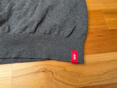 PULLOVER Herren EDC BY ESPRIT Rollkragen, orange-schwarz, Größe: L - Bild 3 von 10