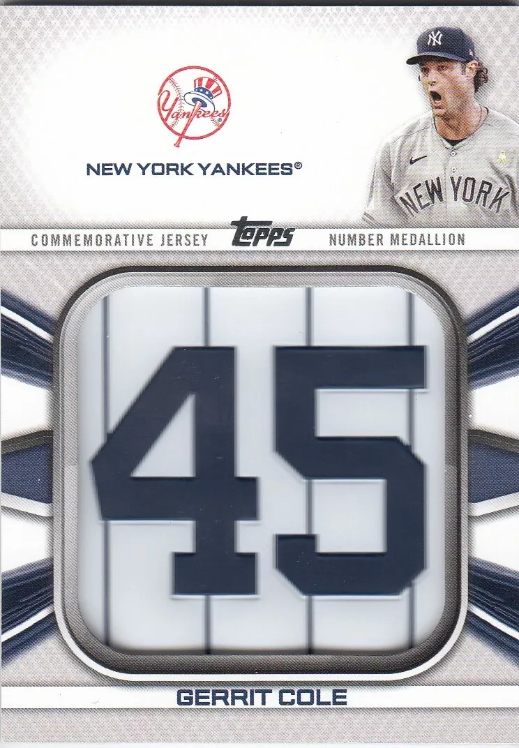 Gerrit cole sales jersey number yankees