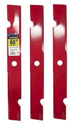 MAXPOWER 3-Klingen-Set für 60' Schnitt ersetzt Exmark 103-6403, 103-6403-S &