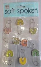 me my big ideas soft spoken scrapbook diaper pin stickers