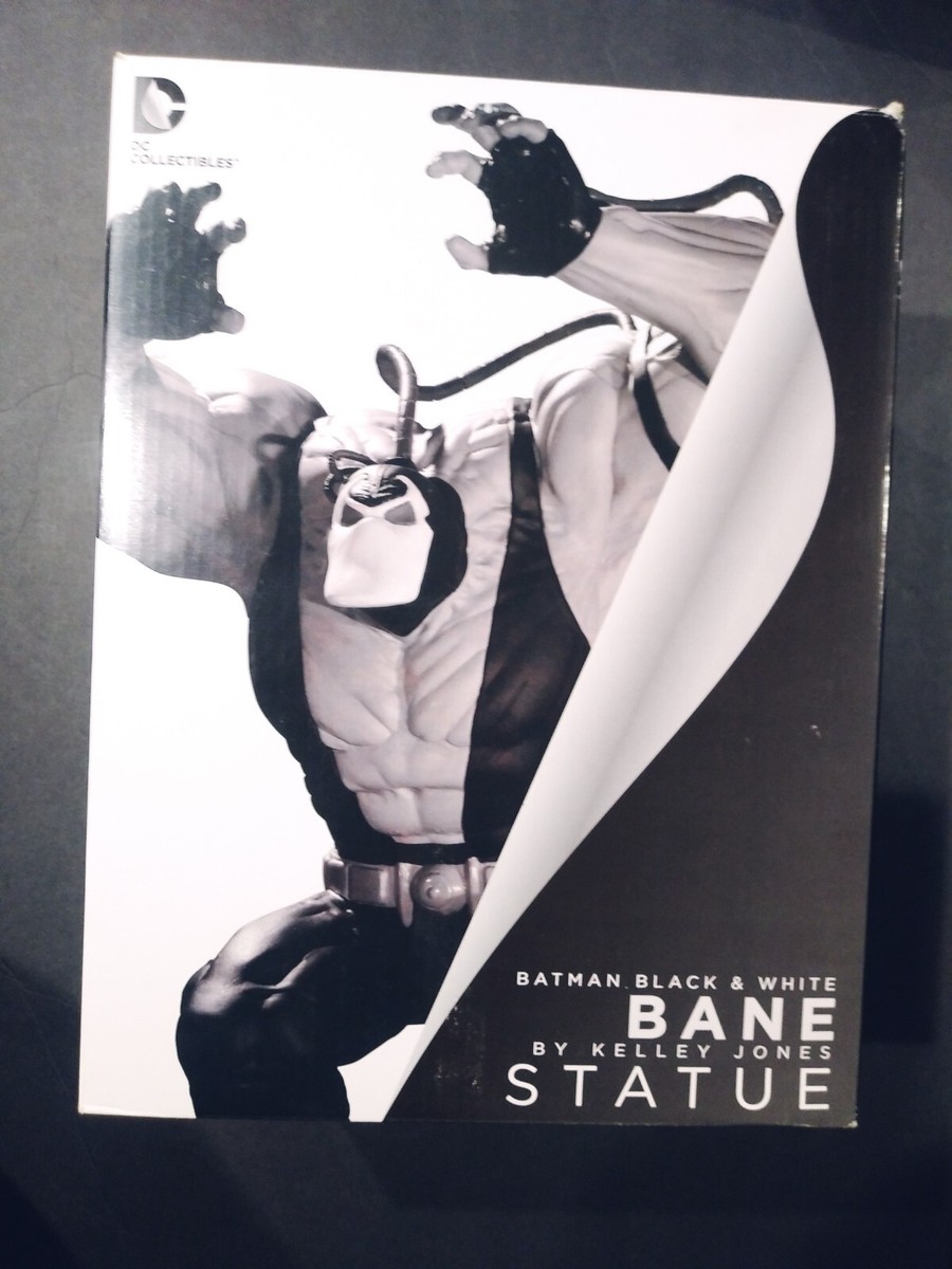 Bane Black And White Statue BANE Original Acrylic Painting 20