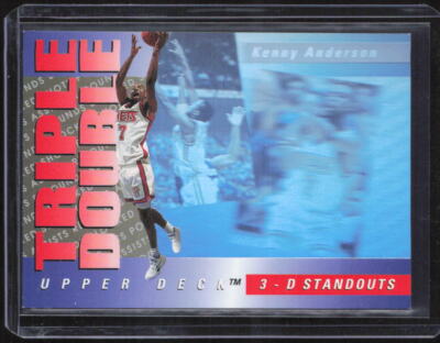 1993-94 Upper Deck #TD6 Kenny Anderson Triple Double 3-D Standouts