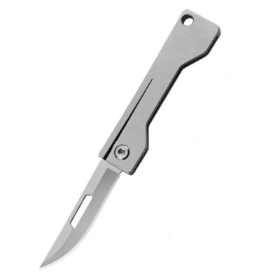 Porte-clés EDC TK-06 OEM en titane | Mousqueton à dégagement rapide