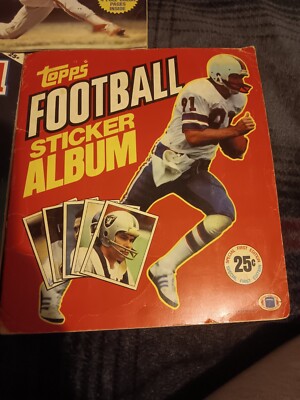 1983 Topps football sticker album | eBay