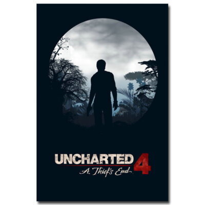 83113 Unched 4 A Thiefs End New Game Minimalist Decor Wall Print Poster