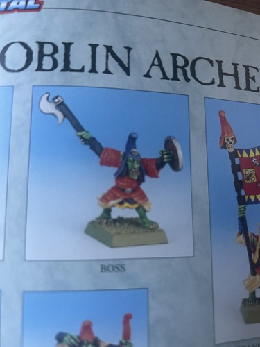 GW WHF Chaos Zwerge Hobgoblin Mini Metall Hobgoblin Boss und Schlagzeuger OOPS