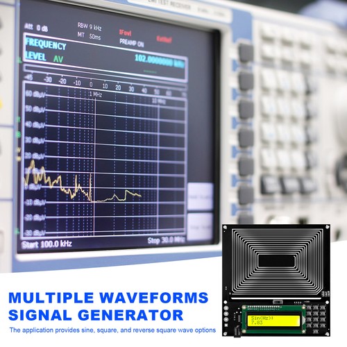 Sine Wave Resonance Generator 0.01Hz~300000Hz Adjustable Square Resonator ☣ - Picture 10 of 22