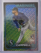 Isaiah Campbell RC 2024 Topps Series 1 Easter Holiday Foil Seattle Mariners #58
