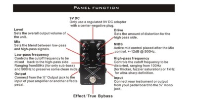 Demonfx MICROTUBES X FACTOR Bass Boost/Overdrive Fast US Ship | eBay