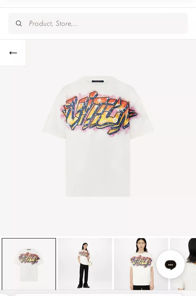 graffiti louis vuitton shirt