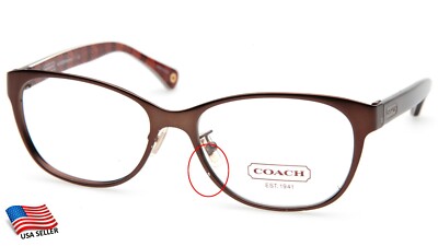 COACH HC 5039 ASHLYN 9076 SATIN BROWN EYEGLASSES FRAME 53-16-135 B39 ''READ''
