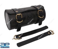 Universal Gabel Tasche FüR Harley Werkzeug Roll Rund Motorrad Satteltasche Griff