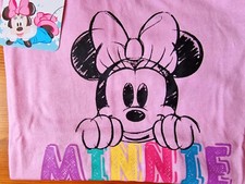 Disney Minnie Mouse Baby Girls Pink Short Sleeve T-shirt Top 9 Months 74 cm