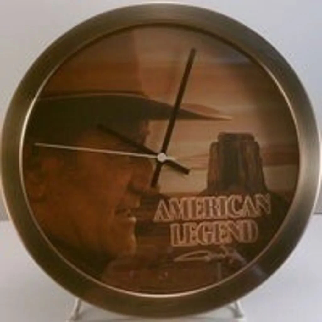 John Wayne Wall Clock Vandor eBay