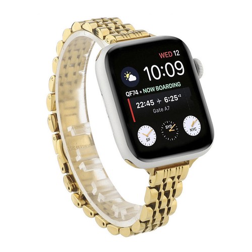 Slim Women Metal Stainless Steel Strap Wristband Apple iWatch S10 9-1 Ultra 2/1 - Picture 20 of 23