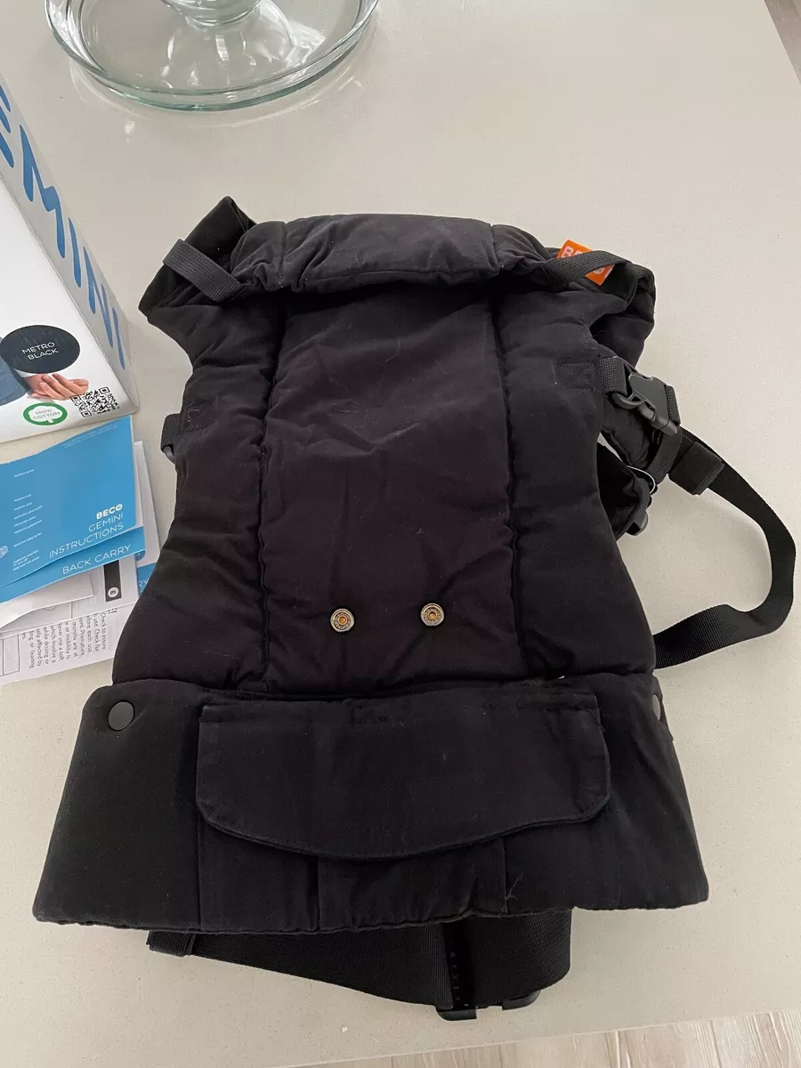 Beco gemini baby clearance carrier in metro black