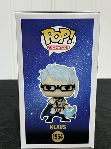 Aaron Roberts Signed Black Clover Klaus Funko Pop #1554 Beckett w/ “Klaus” - Picture 4 of 4