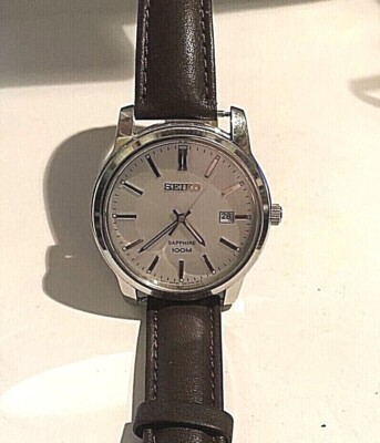 seiko sapphire uhr 100m