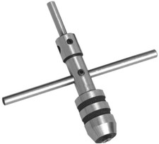 Giramaschi chiave T gira maschi attacco mandrino per centraggio preforo M2 ÷ M6