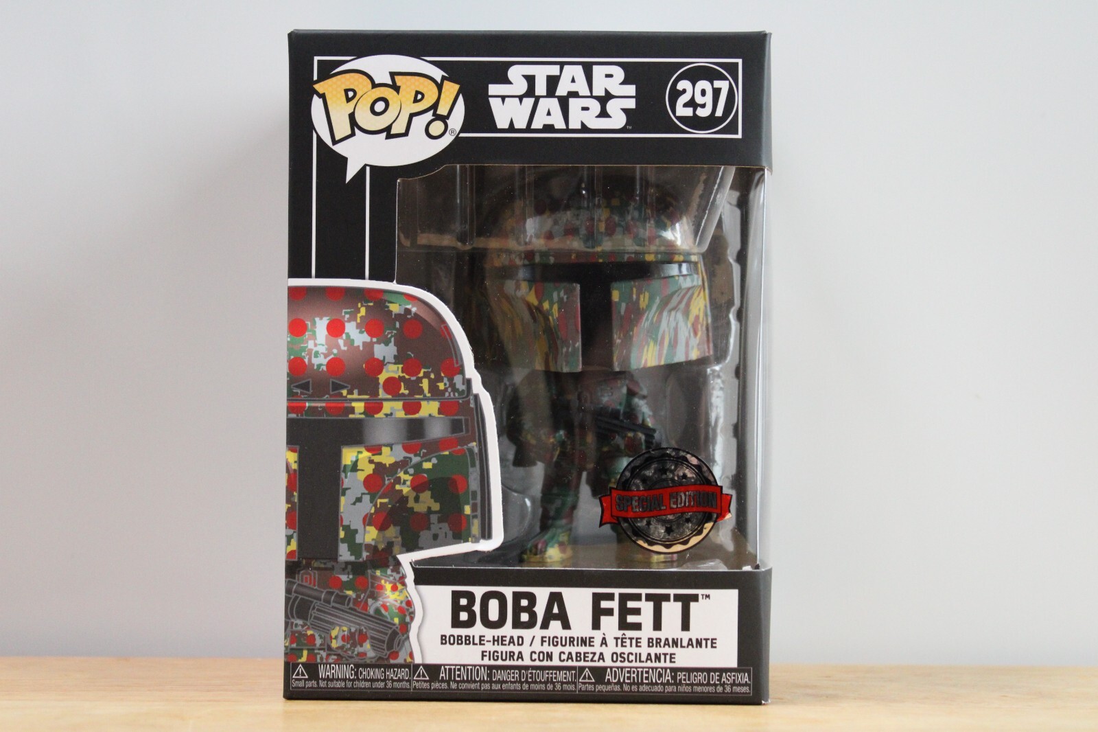 En Oferta Funko Pop! Figura Vinilo Star Wars Boba Fett #297 Futura Camo Edición Especial