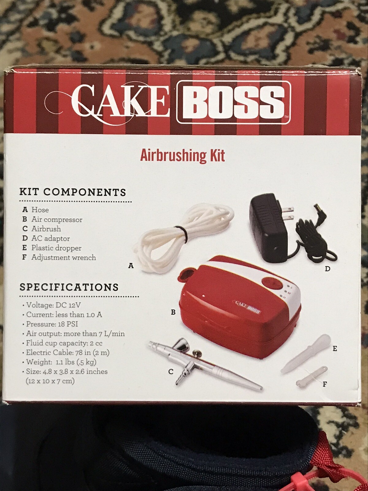 Cake Boss Airbrushing Cake Decorating Kit With Compressor eBay