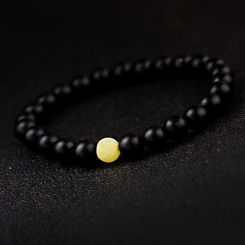 8MM Owl Buddha Beaded Helmet Natural Lava Stone Gold Silver Fashion Men Bracelet - Picture 69 of 151