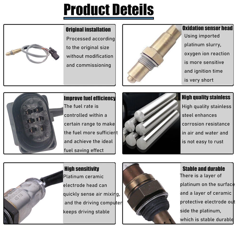 Sensor de oxígeno aguas arriba 11787515827 2345134 para E46 M56 325Ci 325xi 325i X5 01-06 Foto 4 de 4