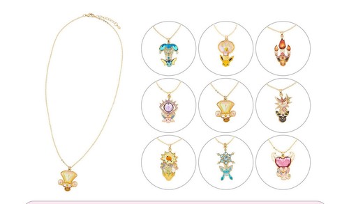 Pokemon Center Original Accessory Terastal Eevee Evolution JPN Limited Necklace - Picture 2 of 41