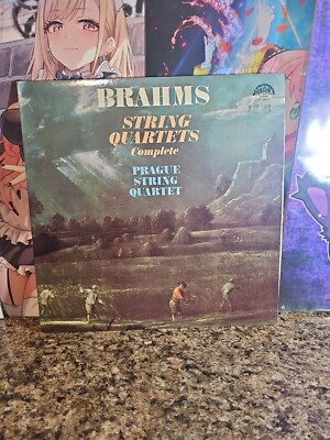 brahms string quartets complete prague string quartet vinyl lp record 2 Lps