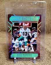 2020 Panini Illusions Football Dan Marino Clear Shots Turquoise (SP) 🔥 