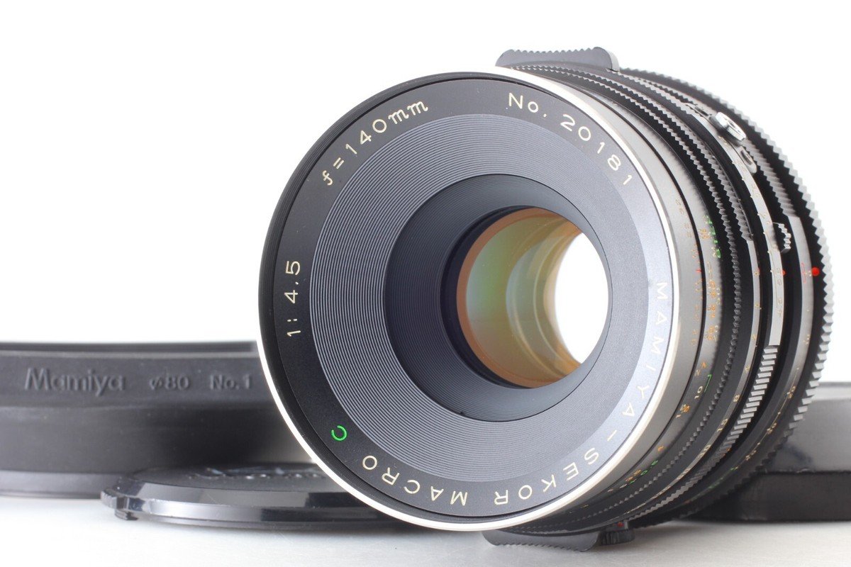 その他 MAMIYA-SEKOR MACRO 140mm F4.5 Exc+4 w/ Hood 】 Mamiya Sekor Macro C 140mm f4.5 Lens For