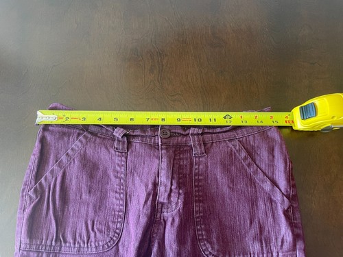 Ellemenno Jeans Women's Size 7 Plum (Maroon) Straight Leg Low Rise Stretch - Picture 2 of 12