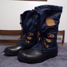 Stivali da neve Sorel Snow Lion gomma nylon freddo umido donna taglia 9M Canada