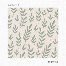 Sage Leaves 2 Needlepoint Kit or Canvas