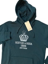 “Scotch & Soda” 1985 エンブロイダリーロゴフーディ Green Scotch & Soda Green Hoodies & Sweatshirts for Men | eBay