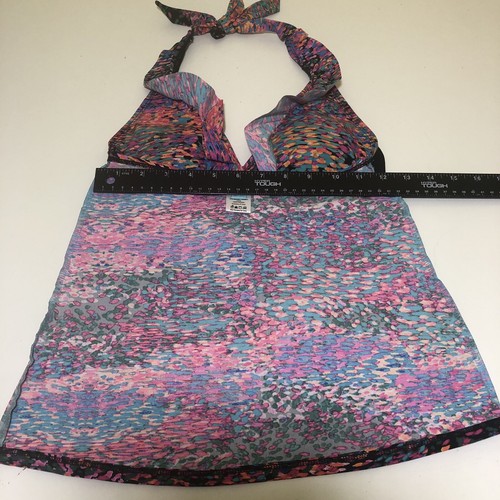 Spanx Love Your Assets By Sara Blakely Glamour Ruffle Tankini Swim Top Small - Picture 7 of 15
