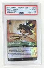 Disney Lorcana Mickey Mouse Artful Rogue Enchanted 210/204 TFC English EN PSA 10