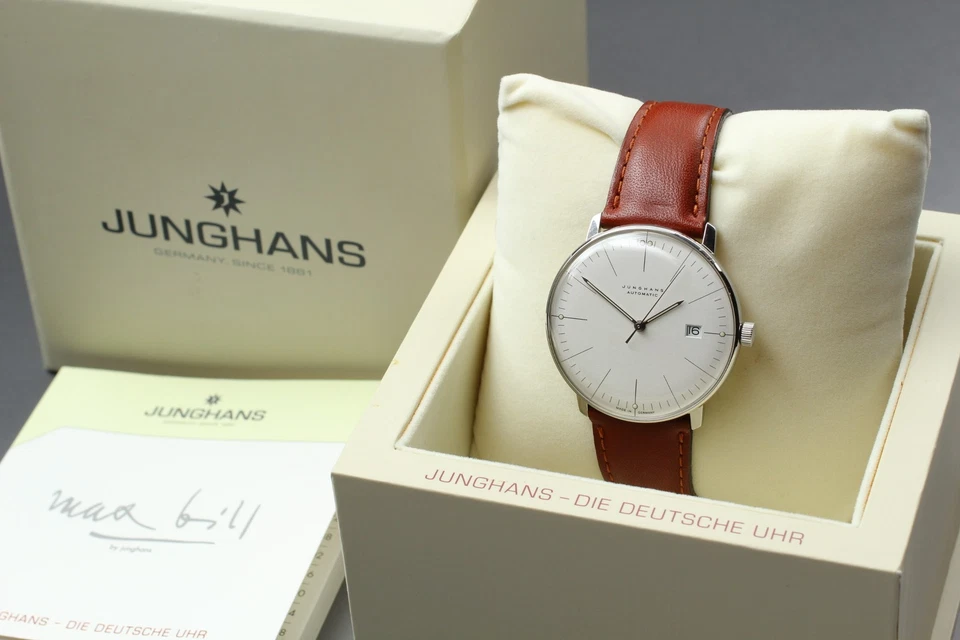 [con caja] Reloj para hombre Junghans Max Bill 027/4002.02 fecha automática cristal de zafiro Foto 2 de 4