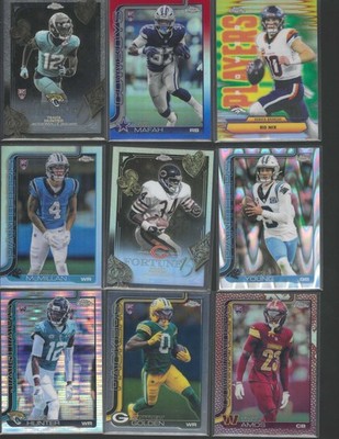 2025 Topps Chrome Football - RC - Color Variations - Inserts - PYC
