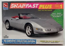 NEW AMT Model Kit - Snap Fast Plus 1996 Corvette Collector Edition #8765 - NOS!