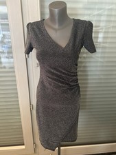 Robe Soirée Argentée Apricot Taille S Robe Moulante Scintillante Cocktail