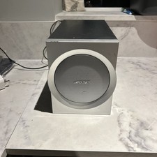BOSE COMPANION 3 SERIES 2 Subwoofer Unit Only Silver Tested Working