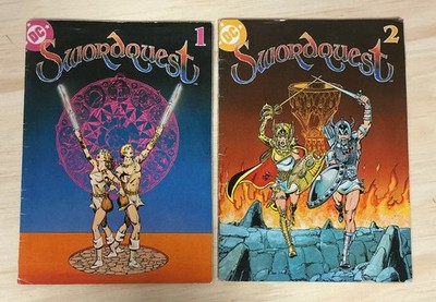 Atari Swordquest Mini DC Comic Books 1982 #1 & #2