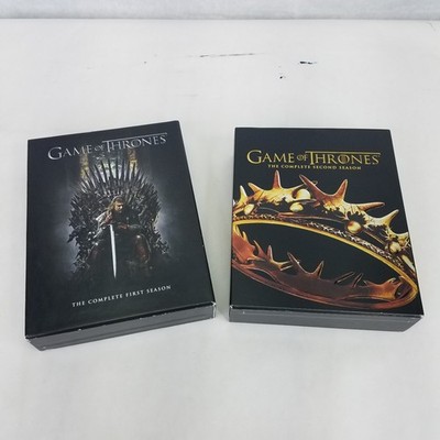 Game of Thrones: First & Second Season 1 2 (5-Disc Sets 2012, 2013) DVD