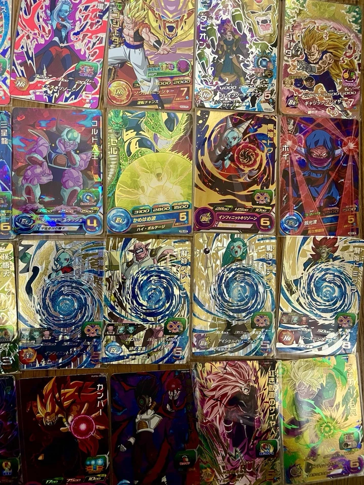 Lote de 48 cartas de Super Dragon Ball Heroes Japón Bandai UR SEC Goku  Foto 4 de 4