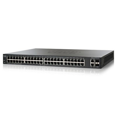 Cisco SG200-50P   48x Gigabit PoE + 2x SFP Smart Switch Managed VLAN QoS