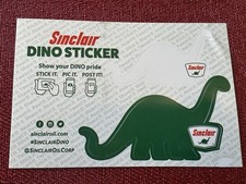 Sinclair   OIL FUEL Glossy Sticker Postcard T...