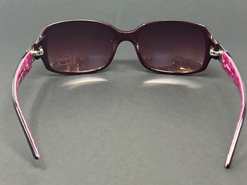 Bebe Debutante BB7080-505 Plum 57mm Square Plastic Women's Sunglasses - Picture 5 of 11