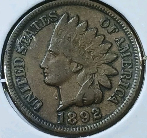 1892 Indian Head Cent Fine+ #4